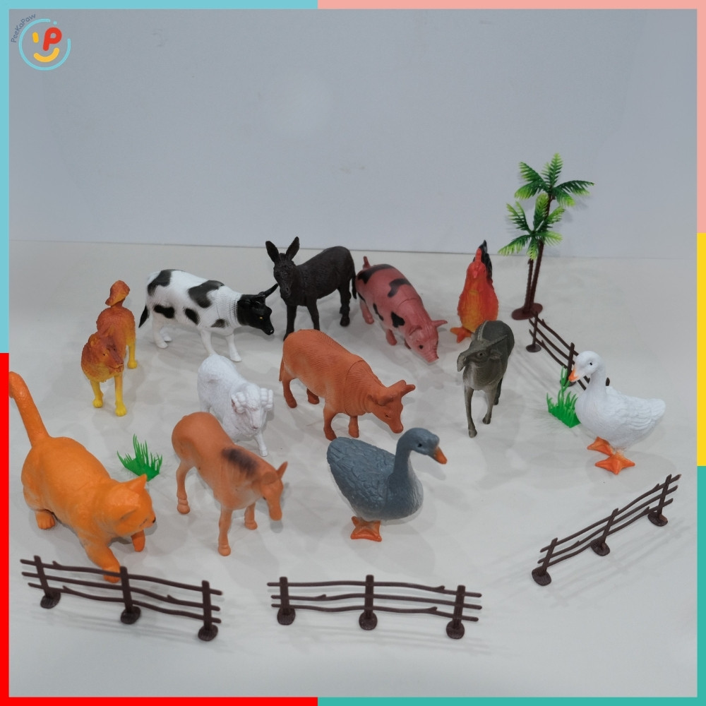 Túi Đồ Chơi Động Vật Nông Trại Gia súc Gia cầm 828-23 PeeKaPaw Toys