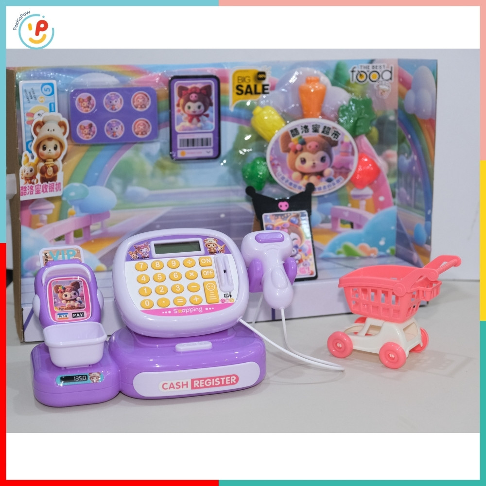 Đồ chơi siêu thị máy tính và phụ kiện Kuromi PeeKaPaw Toys
