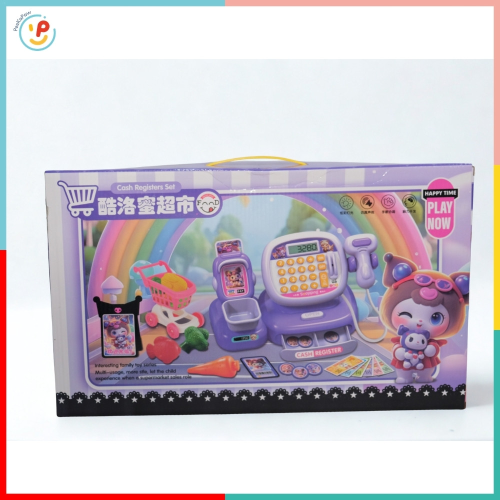 Đồ chơi siêu thị máy tính và phụ kiện Kuromi PeeKaPaw Toys