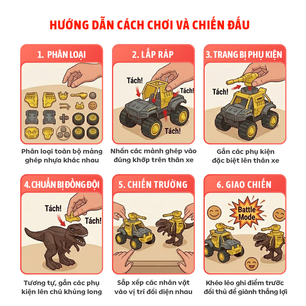 Đồ Chơi Lắp Ráp Road Rippers Xe Và Khủng Long PeeKaPaw Toys