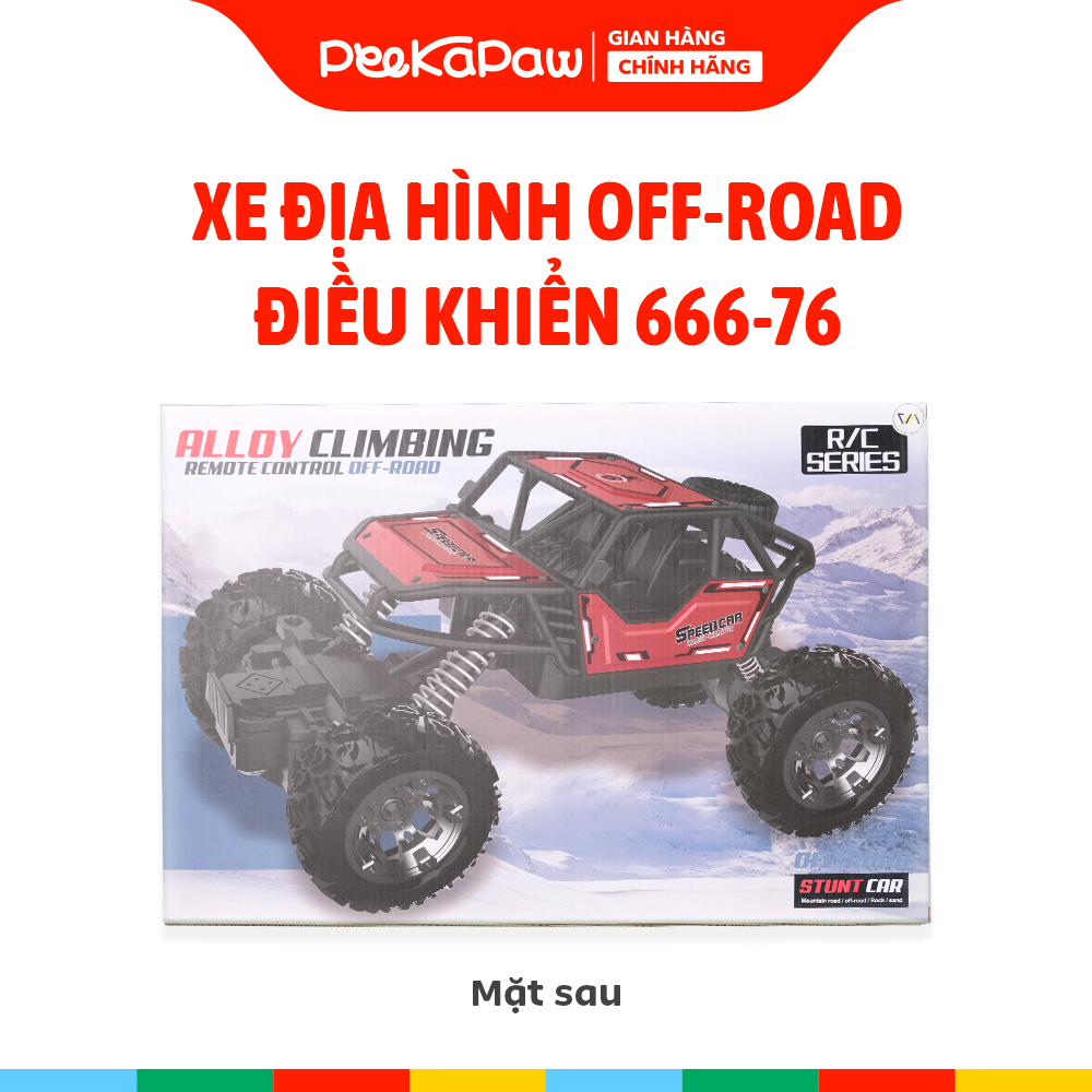 Xe địa hình off-road điều khiển 666-76 PeeKaPaw Toys
