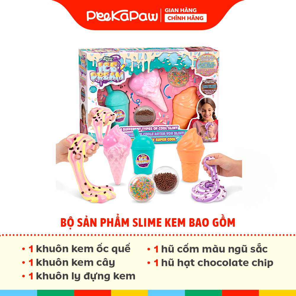 Slime Nàng tiên cá Mermaid Friends Slime Kem Đồ Chơi Sáng Tạo PeeKaPaw Toys