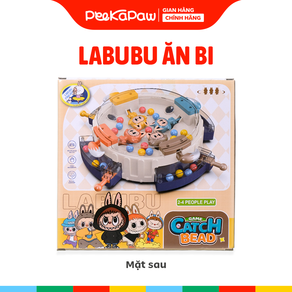Đồ Chơi Labubu Ăn Bi Catch Bead Đồ chơi nhóm bạn gia đình M6605 PeeKaPaw Toys