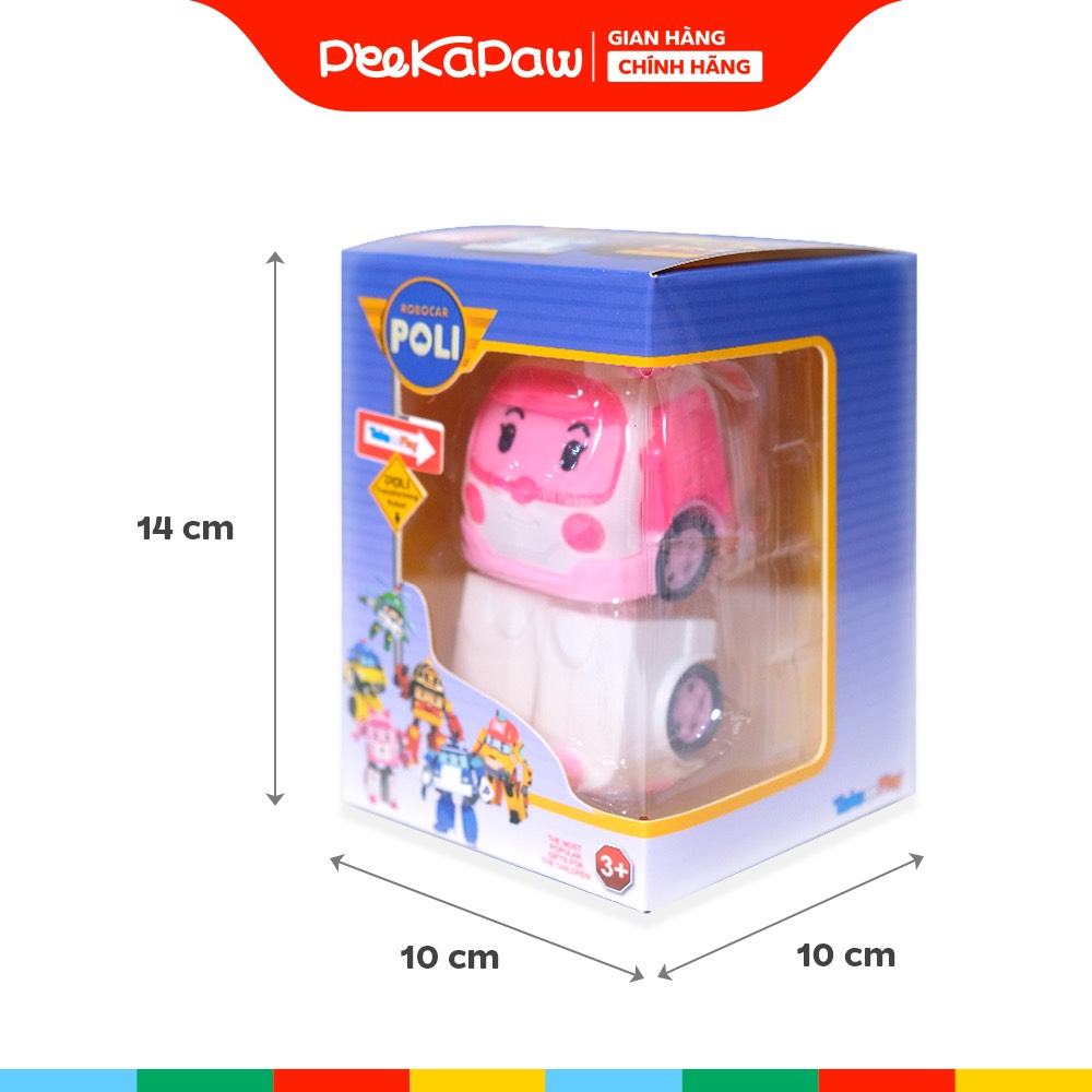 Robot Poli biến hình 2 trong 1 mô hình xe thành robot 83168 PeeKaPaw Toys