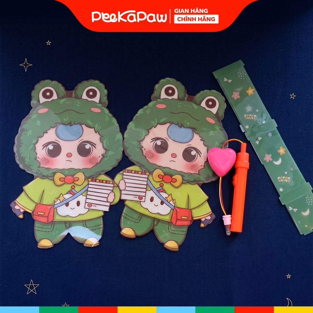 Lồng Đèn Trung Thu 2 Mảnh Tự Xếp Nhiều Mẫu Có Đèn Nhạc PeeKaPaw Toys