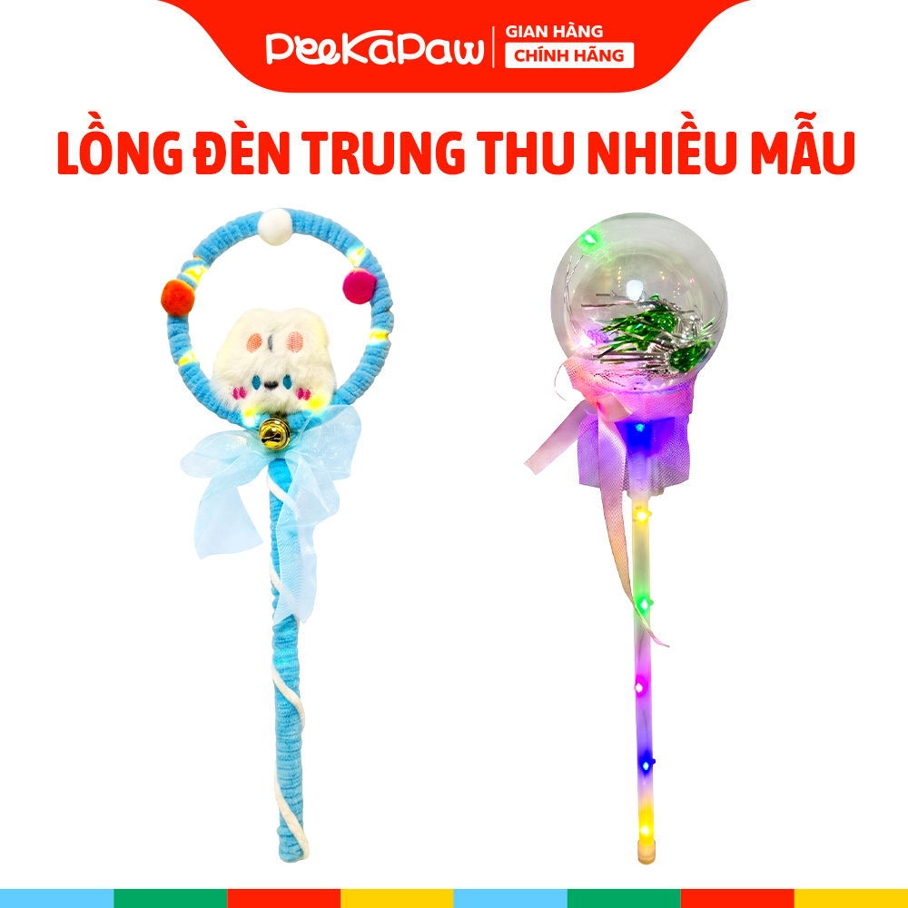 Lồng Đèn Trung Thu Gậy Phát Sáng Có Nhạc Nhiều Mẫu PeeKaPaw Toys