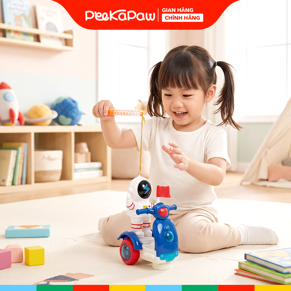Lồng Đèn Trung Thu Nhiều Mẫu Có Đèn Nhạc Xoay 360 độ PeeKaPaw Toys