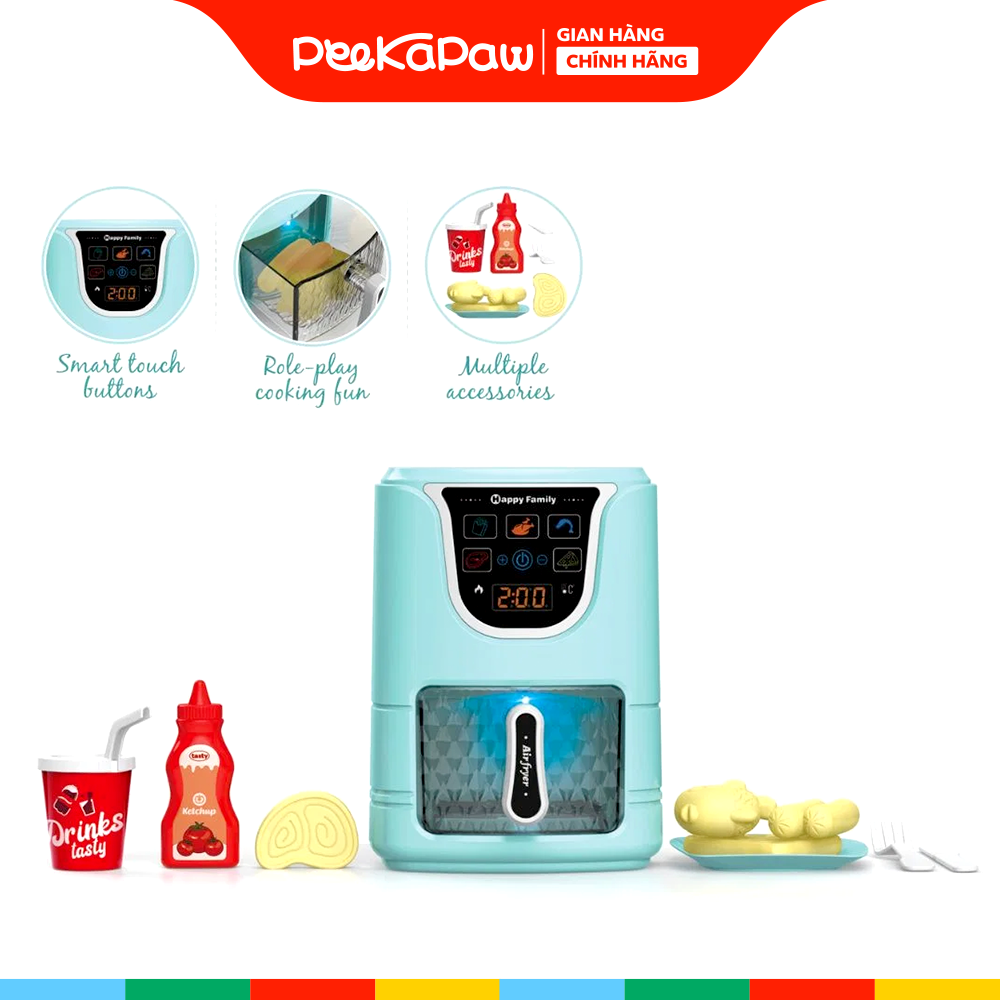 Đồ Chơi Nhà Bếp Nồi Chiên Không Dầu SWEET HEART SH6441 PeeKaPaw Toys