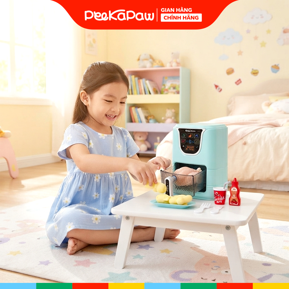 Đồ Chơi Nhà Bếp Nồi Chiên Không Dầu SWEET HEART SH6441 PeeKaPaw Toys