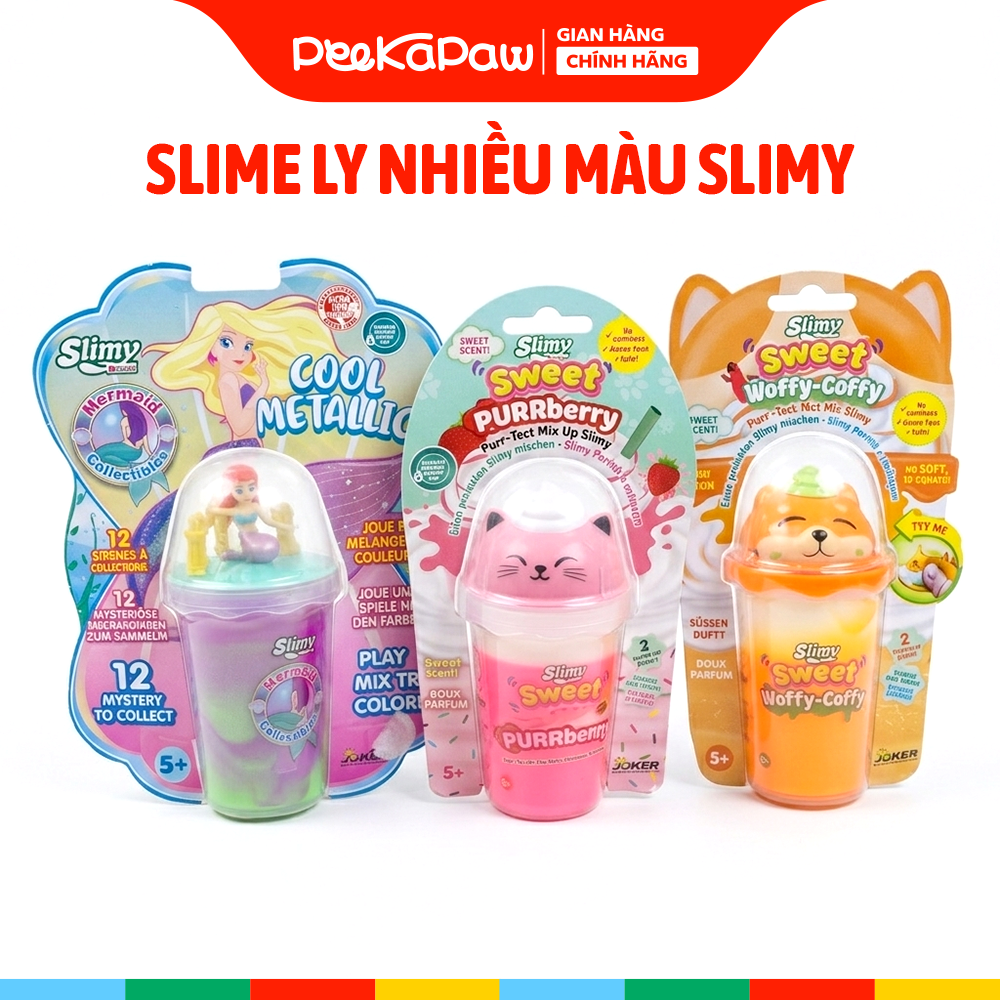 Slime dạng ly nhiều màu SLIMY PeeKaPaw Toys