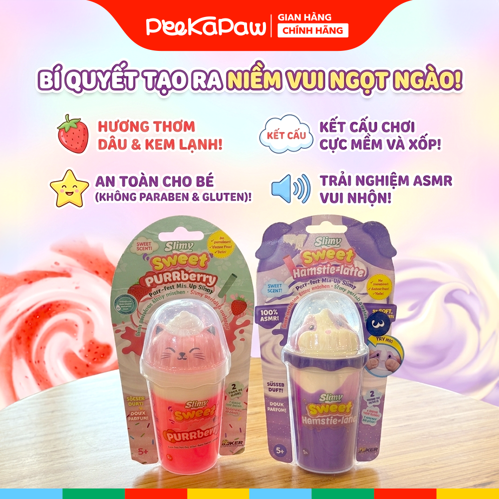 Slime dạng ly nhiều màu SLIMY PeeKaPaw Toys
