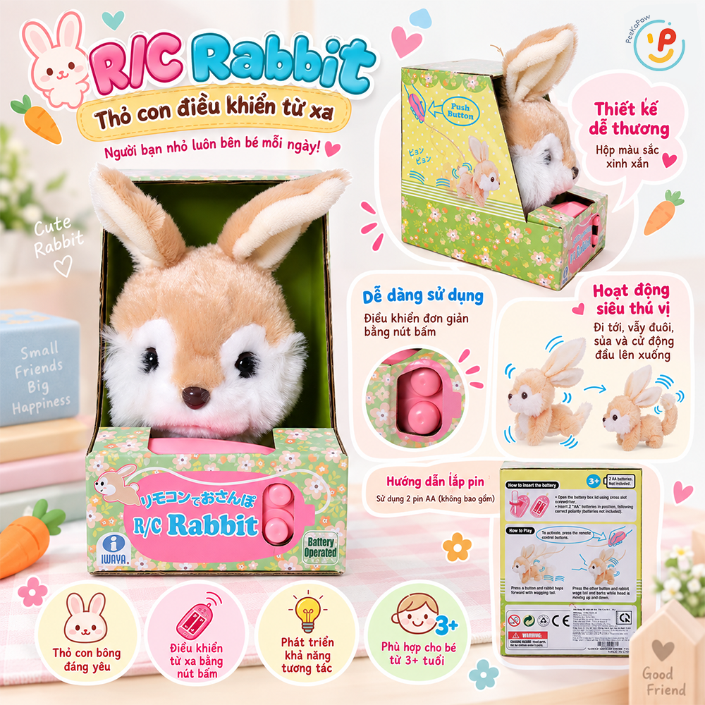 Đồ chơi thú cưng điều khiển từ xa PeeKaPaw Toys