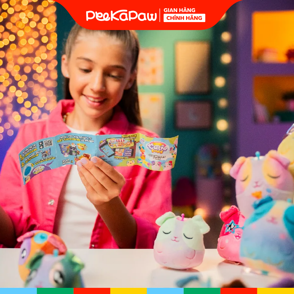 Đồ chơi phụ kiện móc khoá thú bông Cutie Pops PeeKaPaw Toys