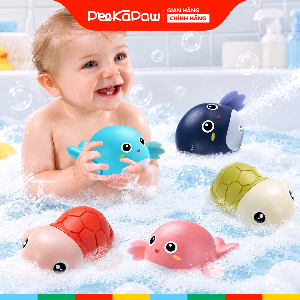 Đồ chơi Rùa con bơi lên dây cót PeeKaPaw Toys
