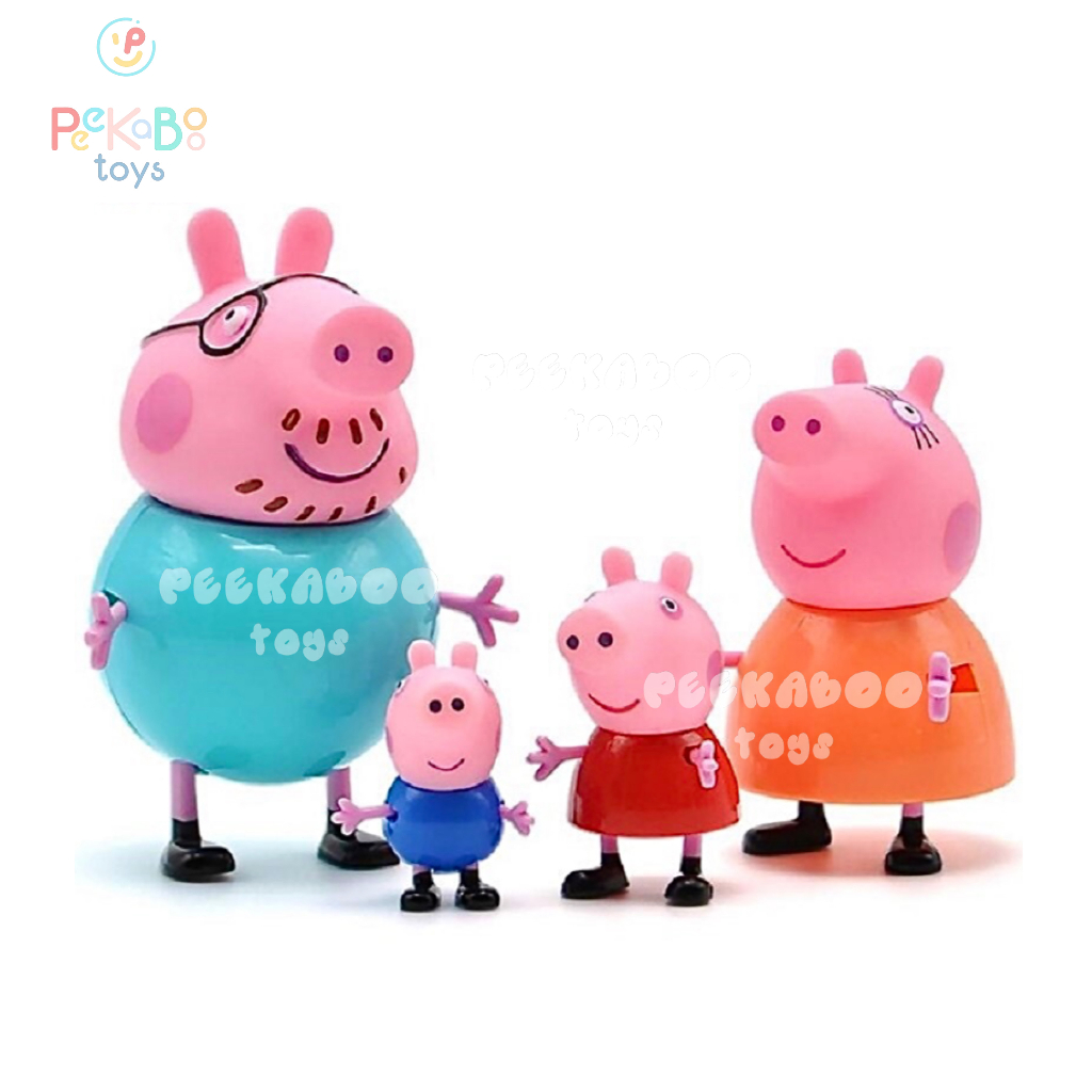 Đồ chơi Mô Hình Nhân Vật Gia Đình Heo Peppa 100-32 PeeKaPaw Toys