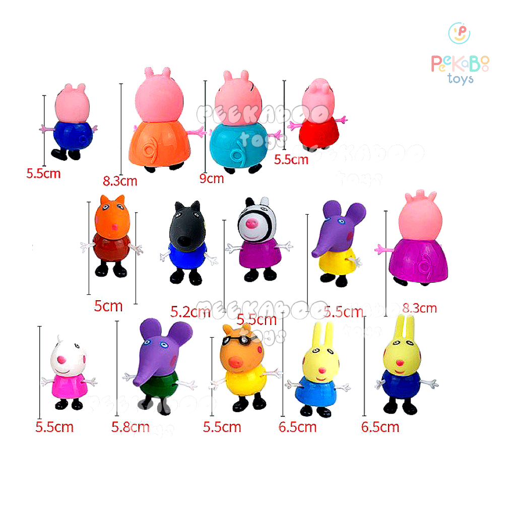Đồ chơi Mô Hình Nhân Vật Gia Đình Heo Peppa 100-32 PeeKaPaw Toys