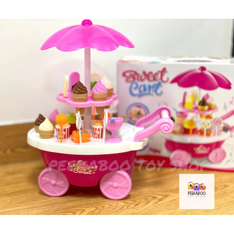 Bộ đồ chơi xe kem Sweet Cant 668-25 CÓ ÂM THANH PeeKaPaw Toys