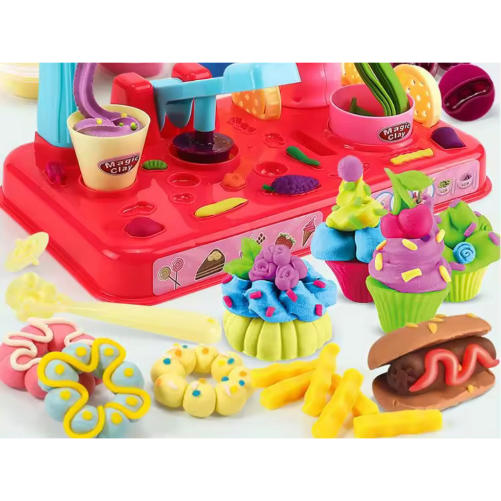 Đồ chơi đất sét sáng tạo có máy làm mì và nhiều khuôn nặn đất sét 666-2 PeeKaPaw Toys