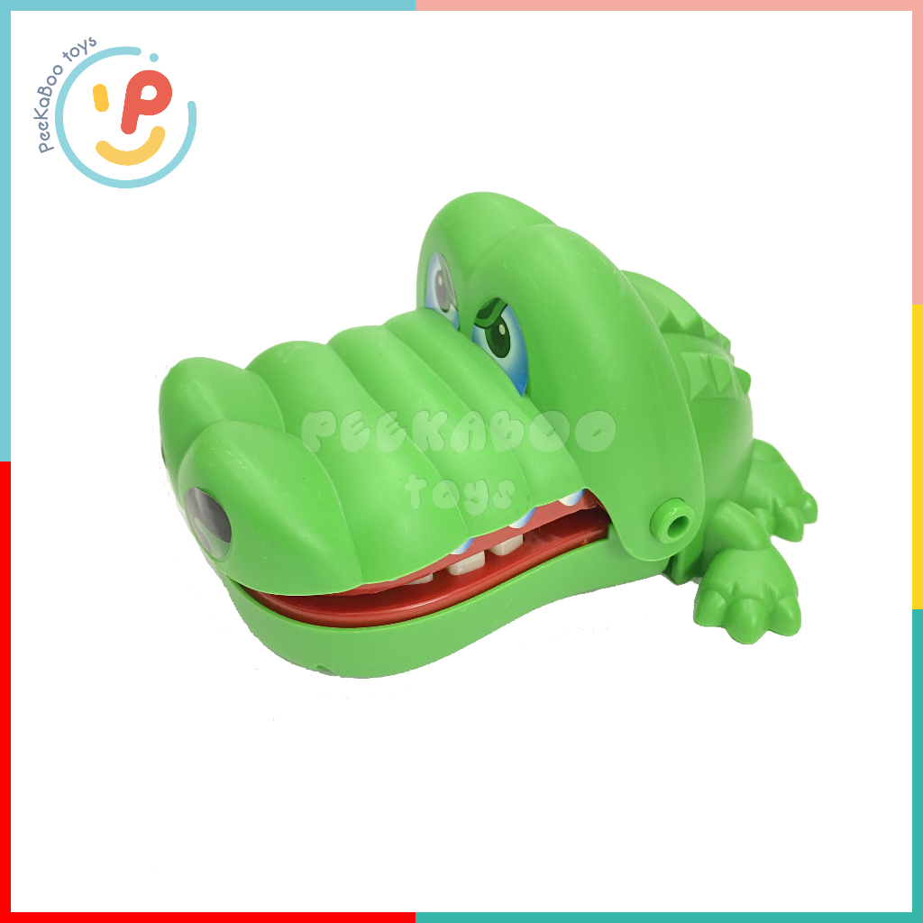 Đồ chơi cá sấu bấm răng size nhỏ 13 cm 28939 PeeKaPaw Toys