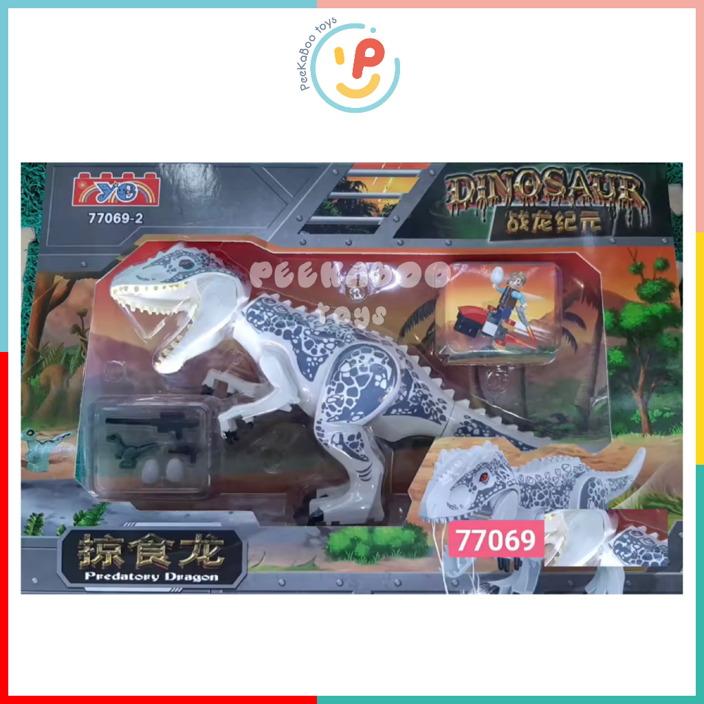 Đồ chơi Khủng Long thời tiền sử Jurrasic World Dinosaur cỡ lớn 30cm 77069 peekabootoys