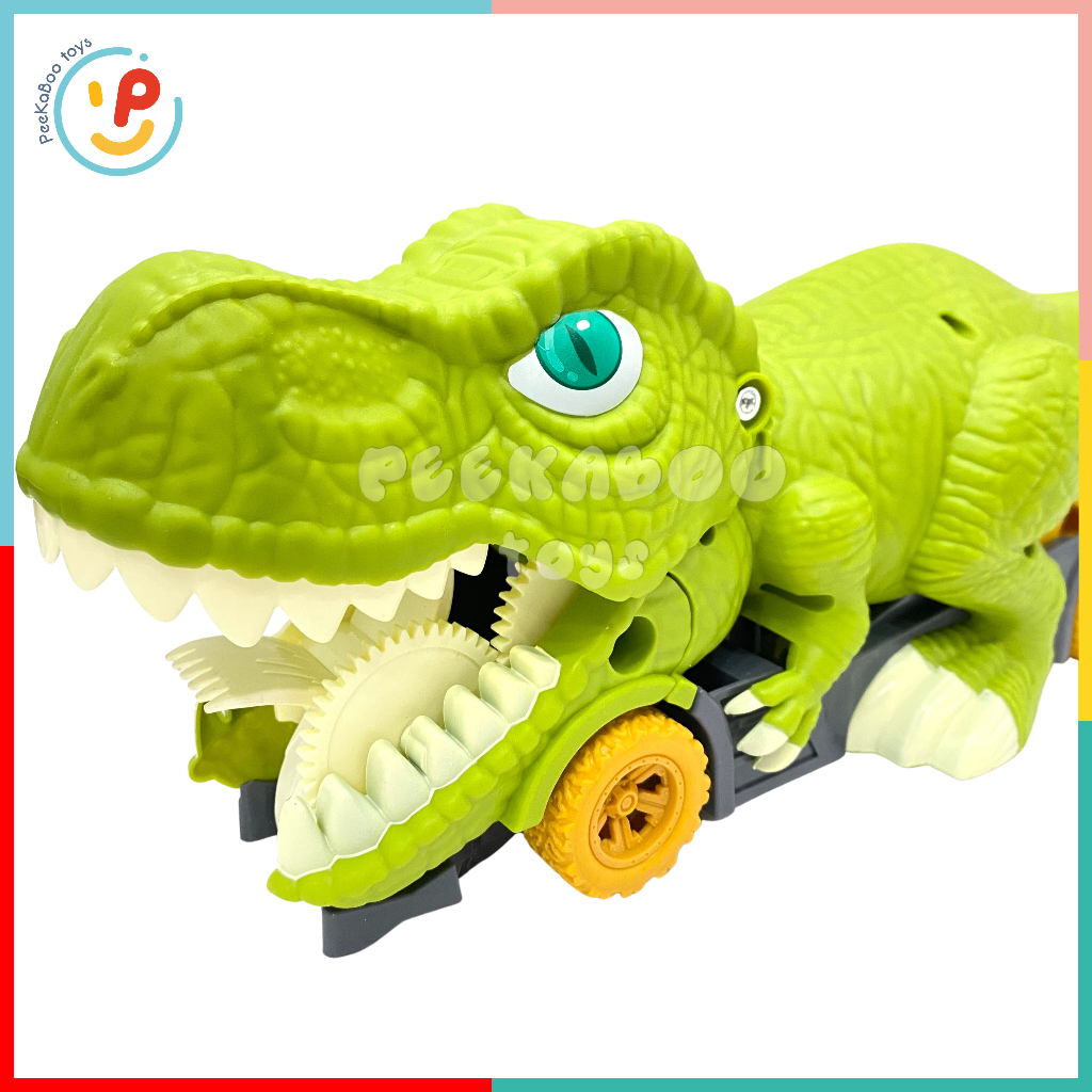 Đồ chơi khủng long nuốt xe hơi peekabootoys 178A