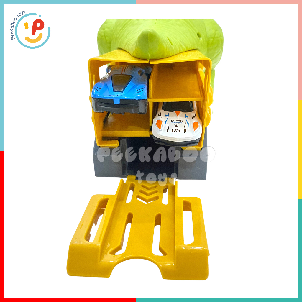 Đồ chơi khủng long nuốt xe hơi peekabootoys 178A