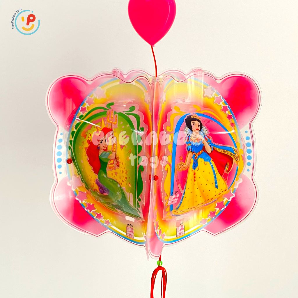 (Sẵn pin) Lồng đèn Trung Thu Nhân Vật Hoạt Hình 5 mảnh CÓ NHẠC ĐÈN Peekaboo Toys