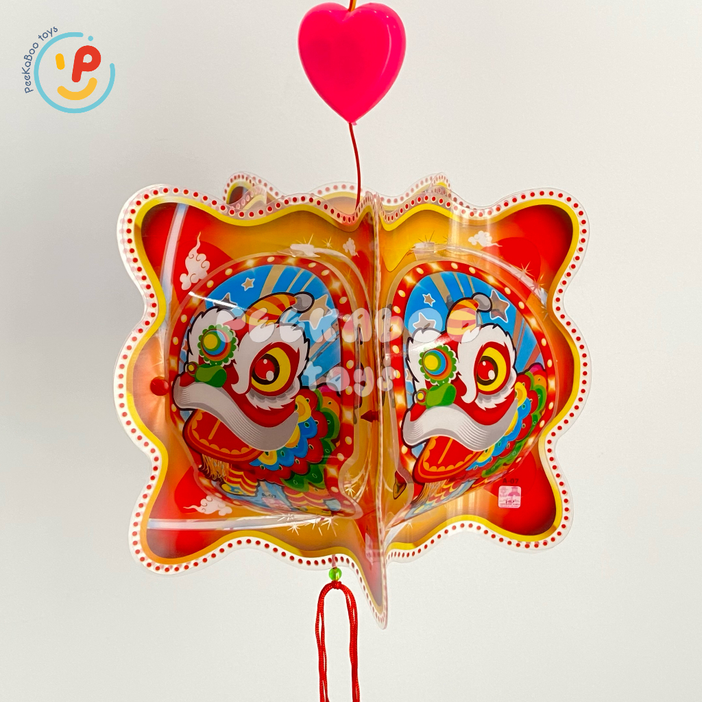 (Sẵn pin) Lồng đèn Trung Thu Nhân Vật Hoạt Hình 5 mảnh CÓ NHẠC ĐÈN Peekaboo Toys