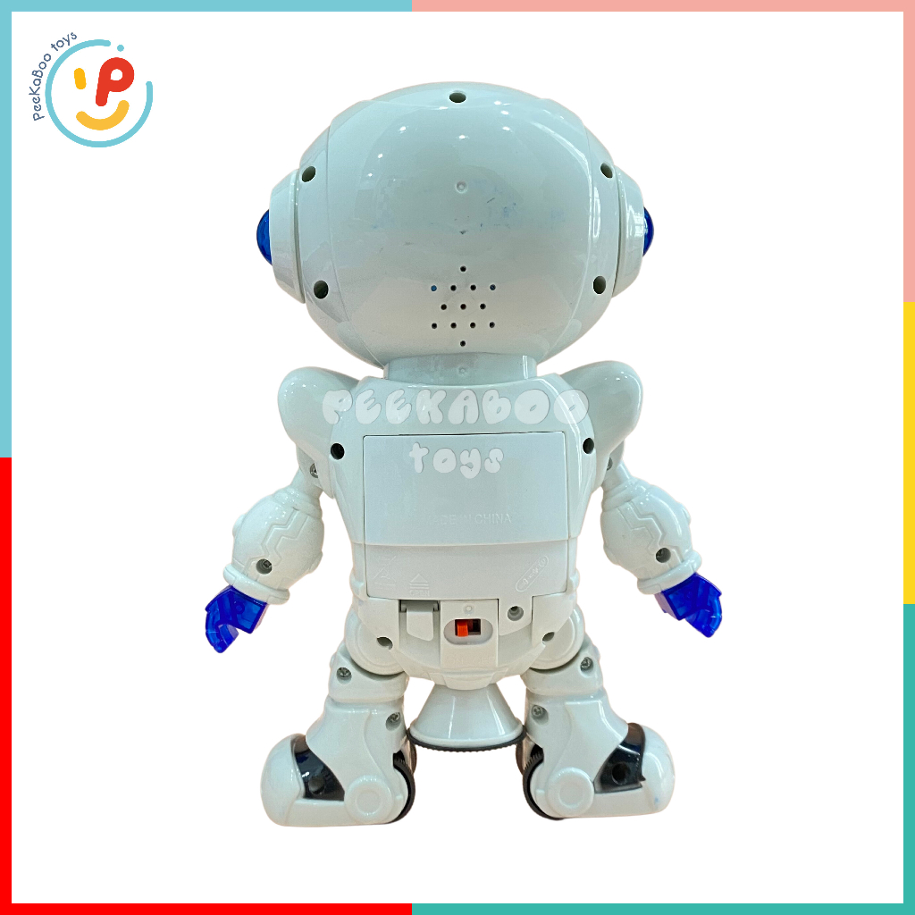 Đồ chơi mô hình Robot Xoay Có Đèn Led 696-38 đồ chơi trẻ em Peekaboo Toys