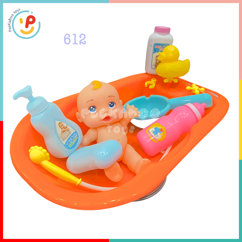 Đồ chơi Thau Tắm Búp Bê Bồn Tắm Phụ Kiện nhiều mẫu hàng Việt Nam