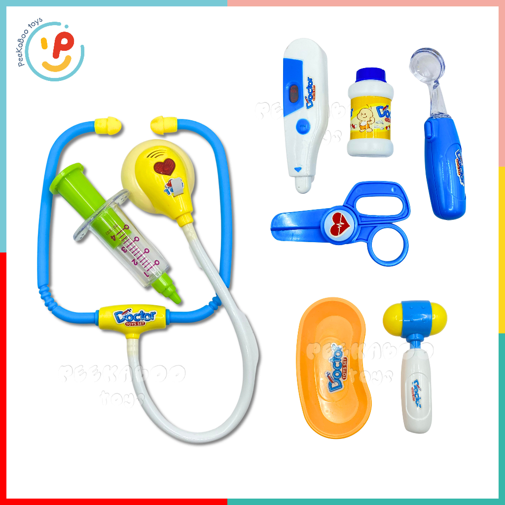 Đồ chơi nhập vai Bác Sĩ vali kéo có đèn nhiều chi tiết 8810 PeeKaPaw Toys