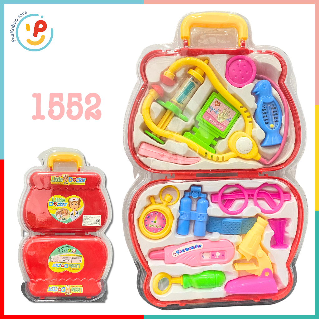 Đồ chơi nhập vai bác sĩ Vali dụng cụ bác sĩ khám bệnh nhiều mẫu PeeKaPaw Toys