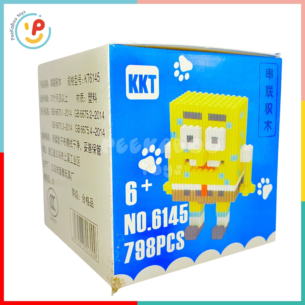 Hộp xếp hình lắp ráp 3D Mini 15cm nhiều mẫu nhân vật hoạt hình PeeKaPaw Toys