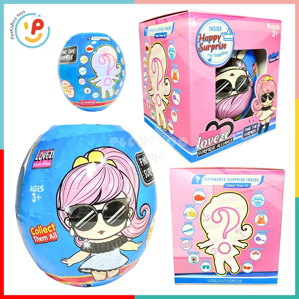 Đồ chơi Quả trứng chứa một món quà bất ngờ cho bé sưu tầm peekabootoys