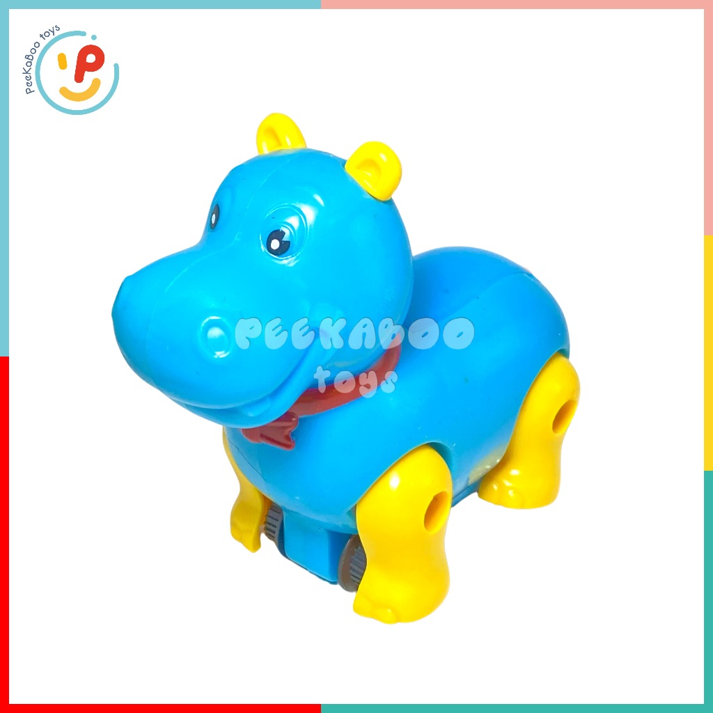 Hộp đồ chơi Đường Ray Xe Lửa hà mã 3327B PeeKaPaw Toys