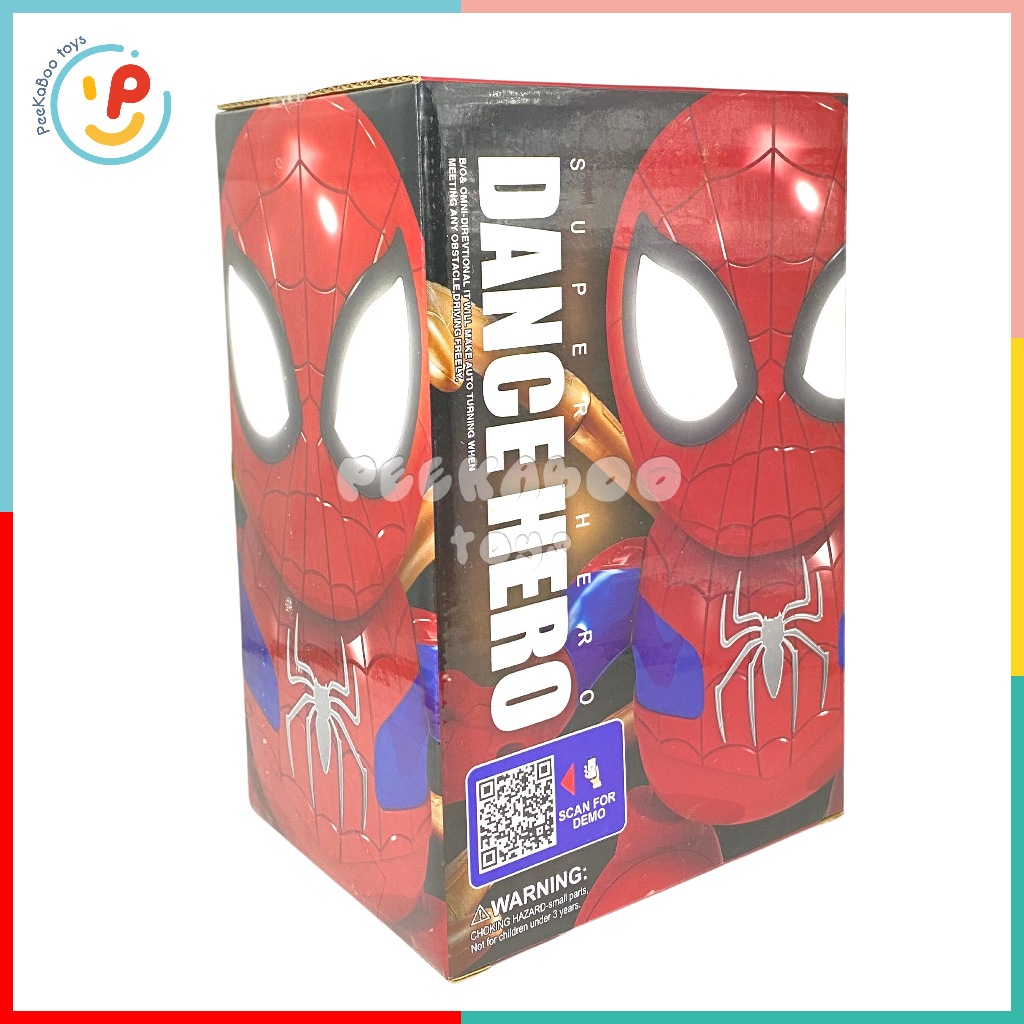 Mô hình Nhân Vật Siêu Anh Hùng Spiderman Avengers Có Đèn và Âm Thanh sống động 155 PeeKaPaw Toys