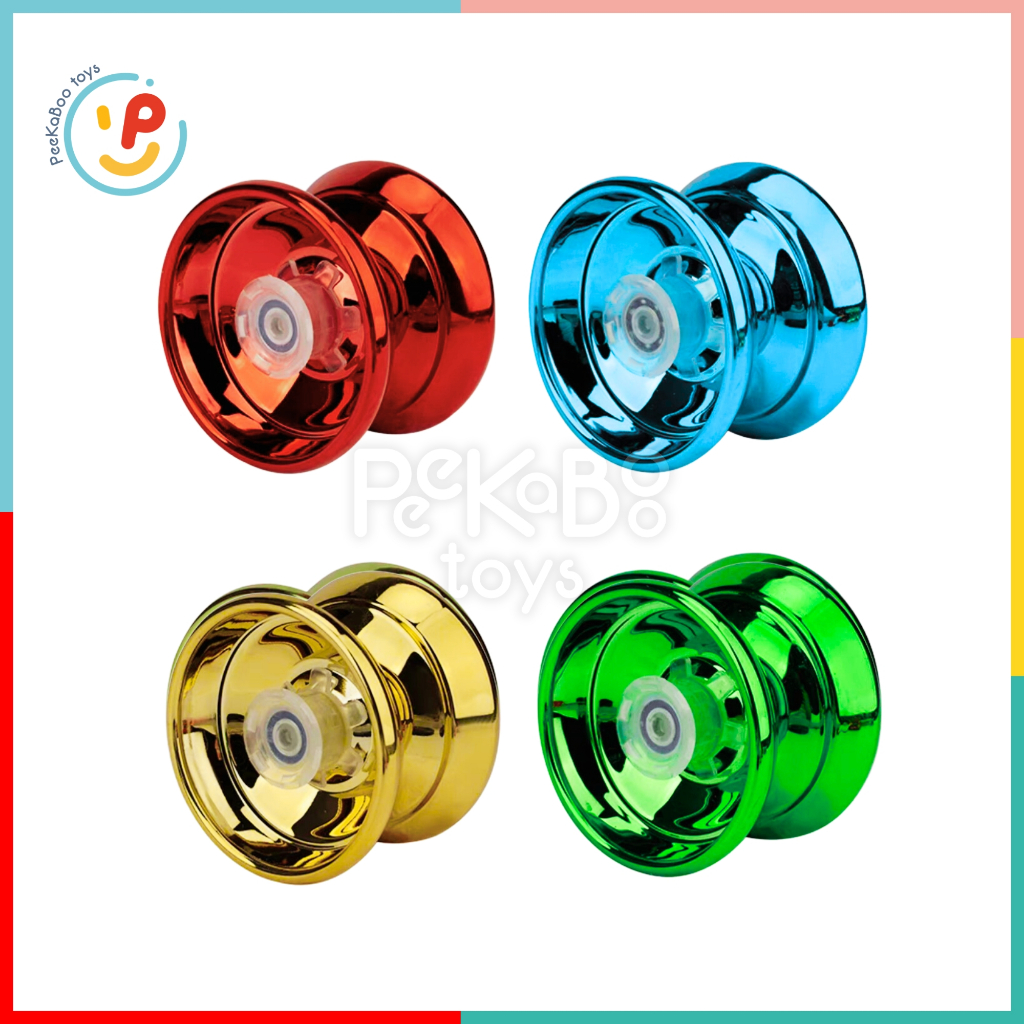 Con quay YoYo 779-034 kim loại nhiều màu chất lượng cao đồ chơi trẻ em Peekaboo Toys