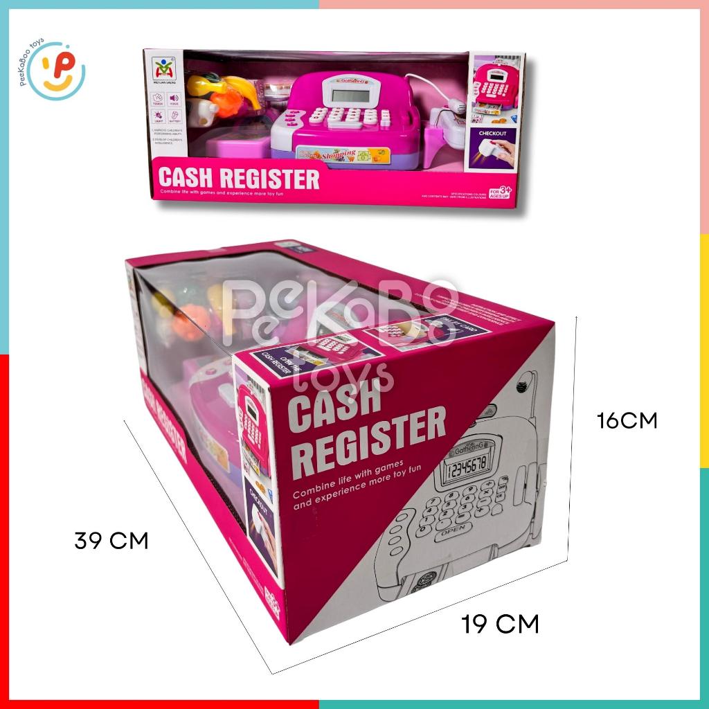 Đồ chơi siêu thị máy thu ngân 39cm màu hồng có đèn và âm thanh 820A20 peekabootoys