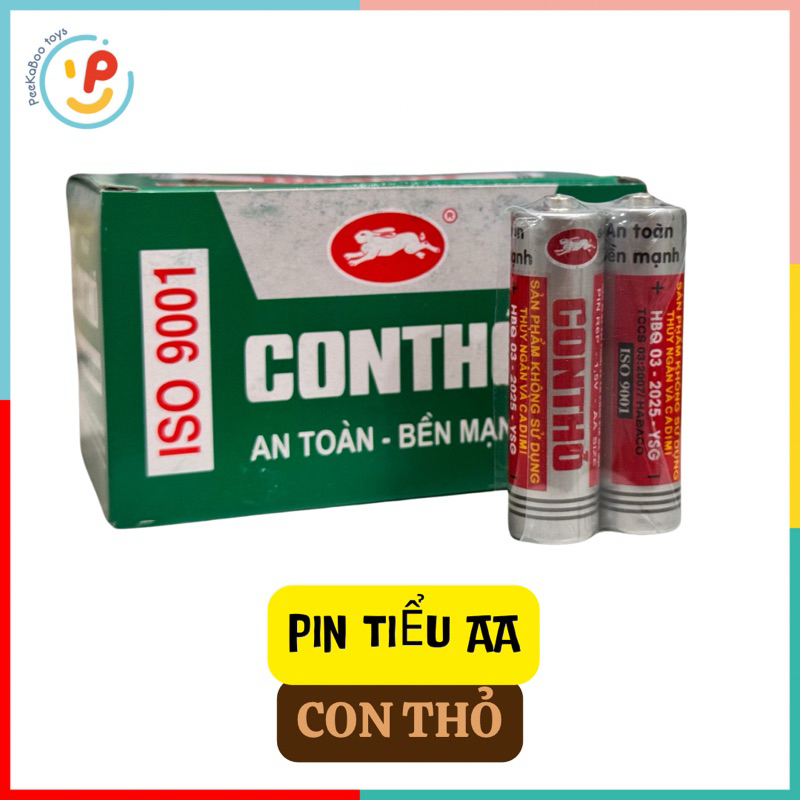 Pin Con Thỏ pin tiểu AA pin đũa AAA hàng VN PeeKaPaw Toys