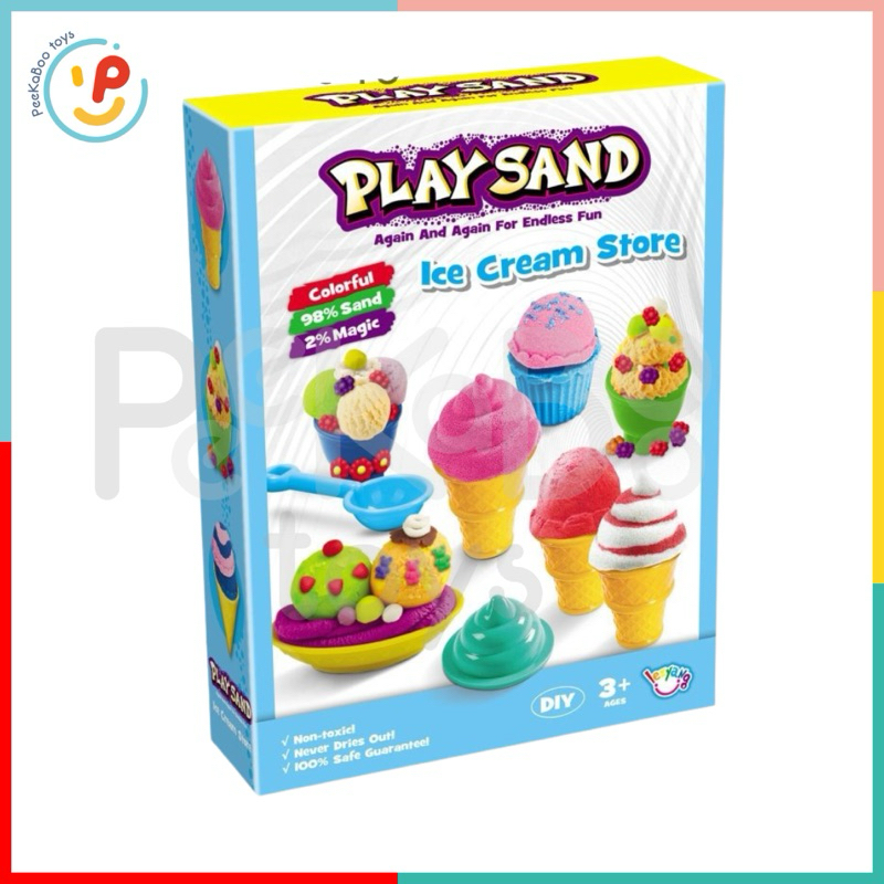 Đồ chơi Cát Động Lực Kèm Khuôn PLAYSAND Building Blocks 500g PeeKaPaw Toys