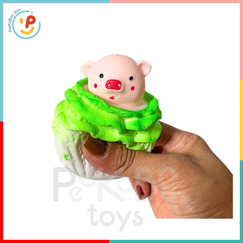 Đồ chơi thú bóp xả stress nhựa dẻo squishy mochi nhiều màu dễ thương PeeKaPaw Toys