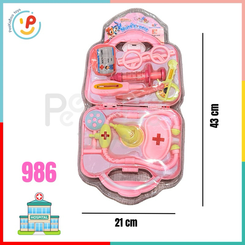 Đồ chơi nhập vai bác sĩ Vali dụng cụ bác sĩ khám bệnh nhiều mẫu PeeKaPaw Toys