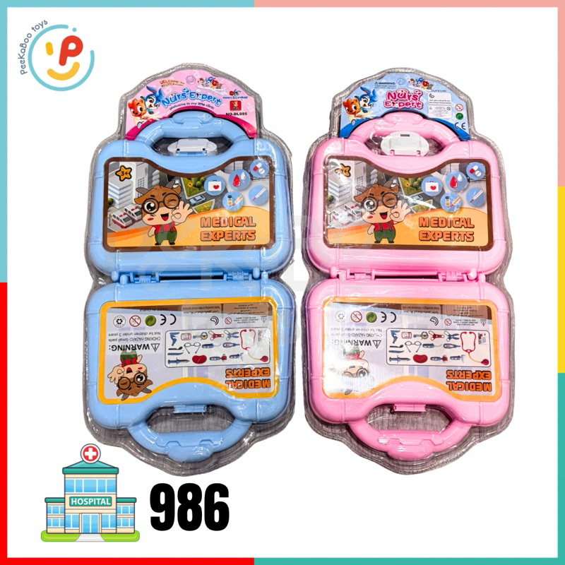 Đồ chơi nhập vai bác sĩ Vali dụng cụ bác sĩ khám bệnh nhiều mẫu PeeKaPaw Toys