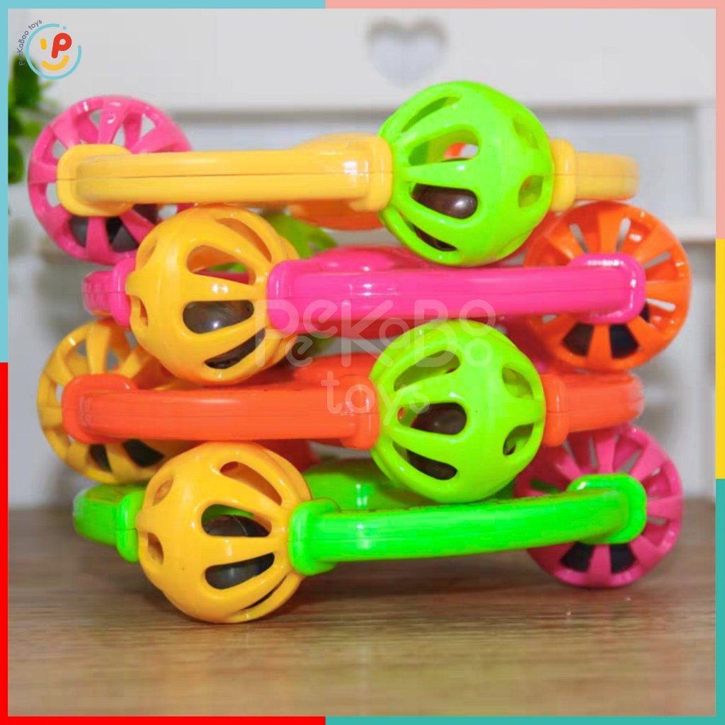 Lục lạc cho bé sơ sinh chập cheng châu đồ chơi trẻ em PeeKaPaw