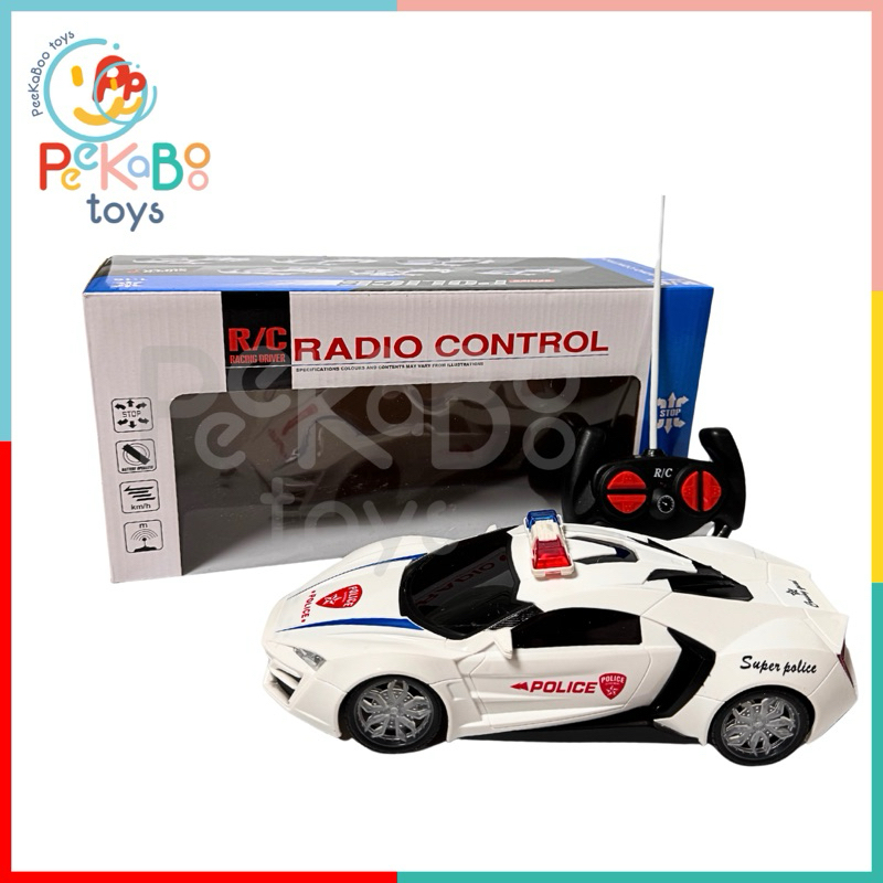 Đồ chơi Xe cảnh sát điều khiển từ xa 789-105 PeeKaPaw Toys