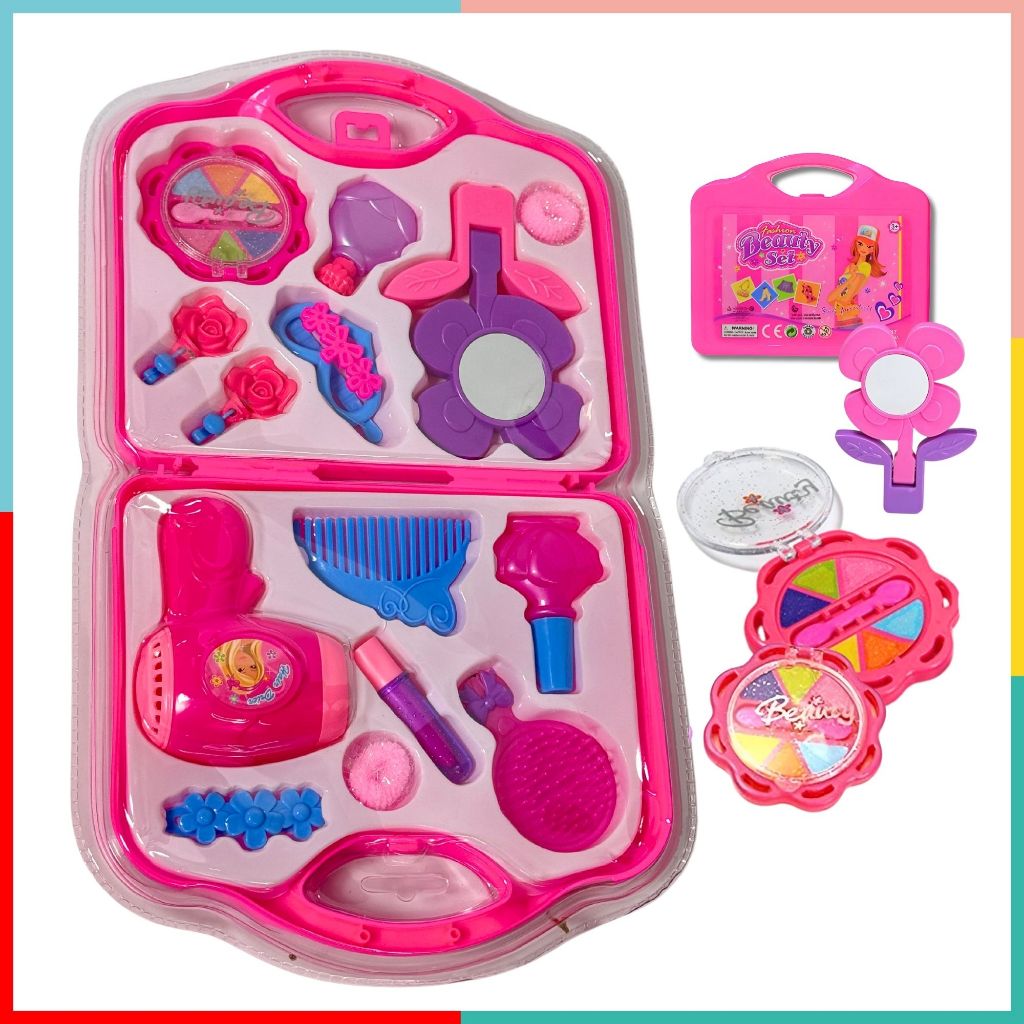 Vỉ đồ chơi trang điểm máy sấy tóc gương lược cho bé 1587 đồ chơi trẻ em Peekaboo Toys