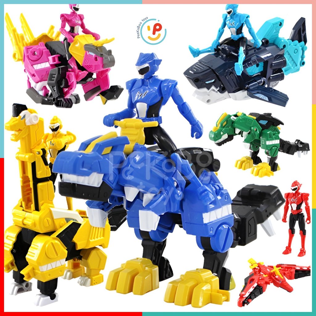 Đồ chơi Robot Siêu nhân Gao Agent X cưỡi thú 2258 peekabootoys