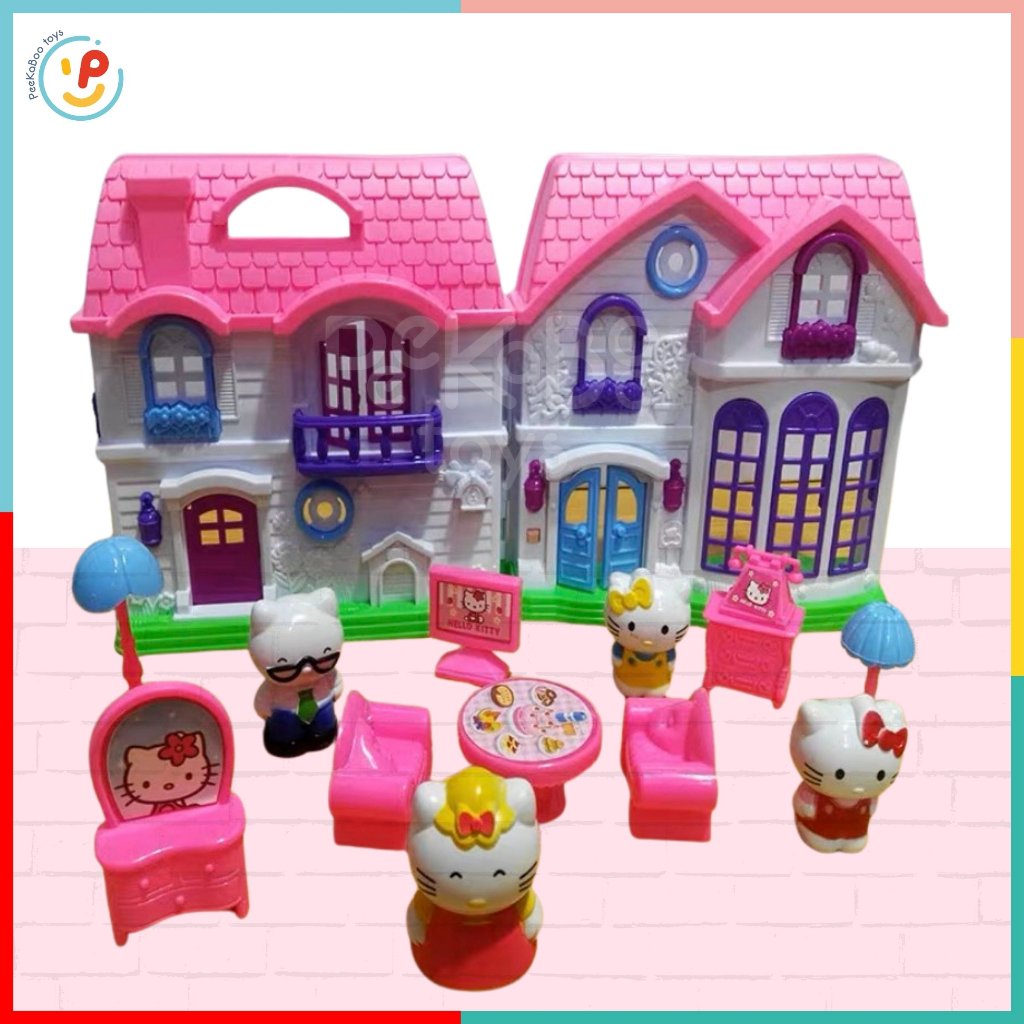 Đồ chơi mô hình gia đình mèo Kitty 596 đồ chơi trẻ em PeekaPaw Toys
