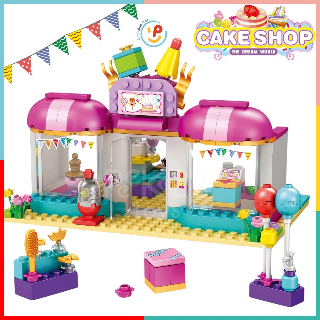 Bộ xếp hình cửa hàng bánh ngọt the Dream World 213 mảnh LX A456