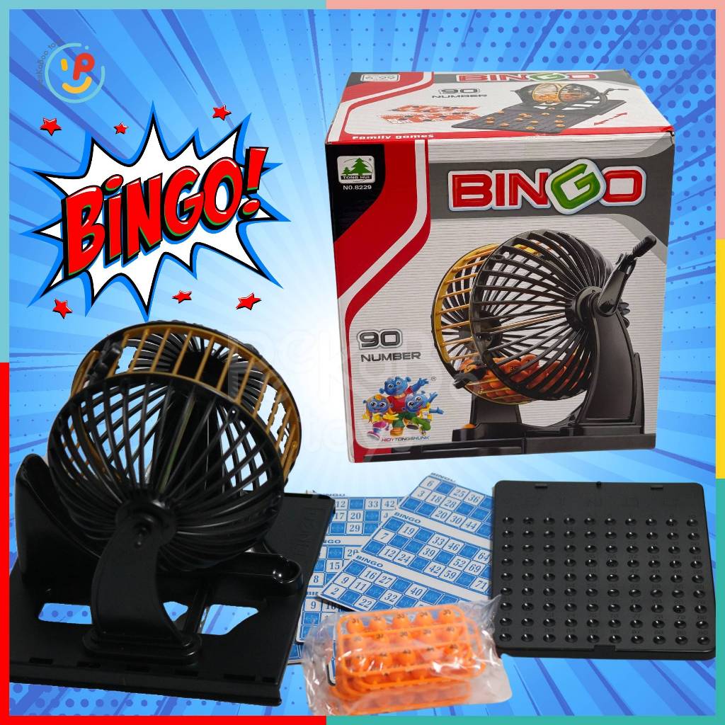 Lồng quay lô tô 90 số Bingo sắt cao cấp 8229